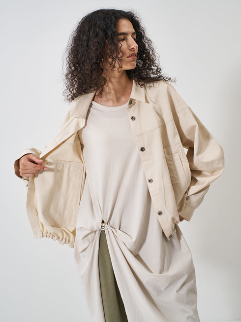 【 予約:2月上旬 】TWIST TUNIC TEE /Y261-82029